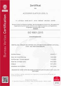 ISO9001-9015-Zertifikat